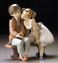 Lladro Ten And Growing Porcelain Figurine