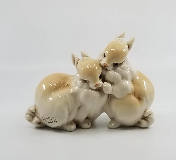 Giuseppe Armani Two Rabbits Sculpture