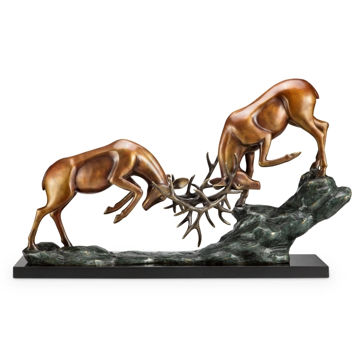 SPI Sculptures Clash of Antlers Sculpture