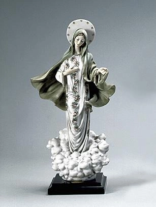 Giuseppe Armani Madonna Di Medjugorje Sculpture