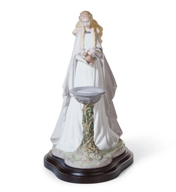 Lladro Mirror Of Galadriel Porcelain Figurine