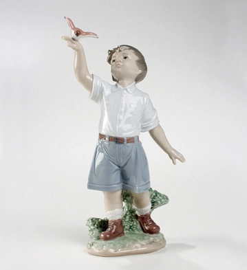 Lladro Flying Free Porcelain Figurine