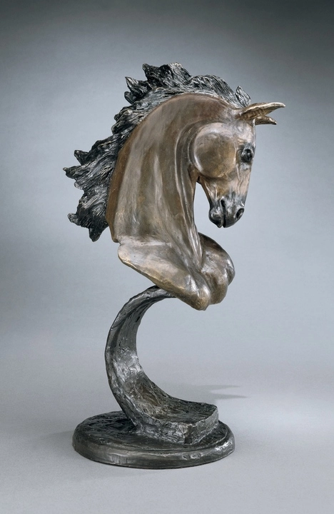 Mark Hopkins Stallion Bronze Sculpture