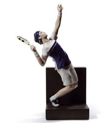 Lladro Tennis Ace Porcelain Figurine