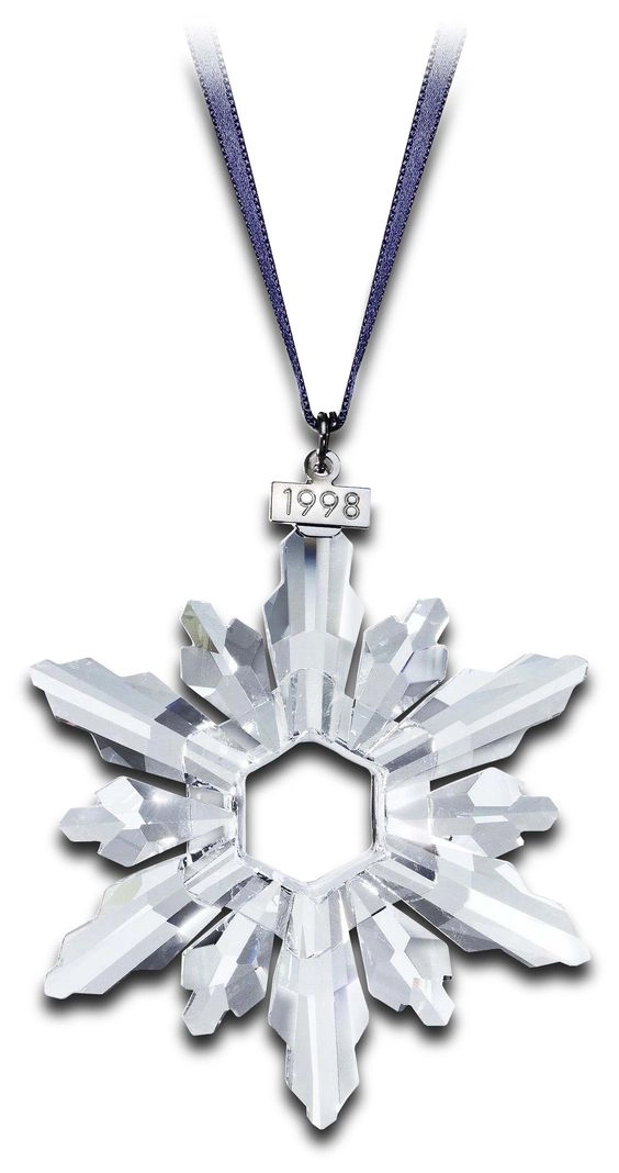 Swarovski Crystal 1998 Swarovski Snowflake Ornament Crystal
