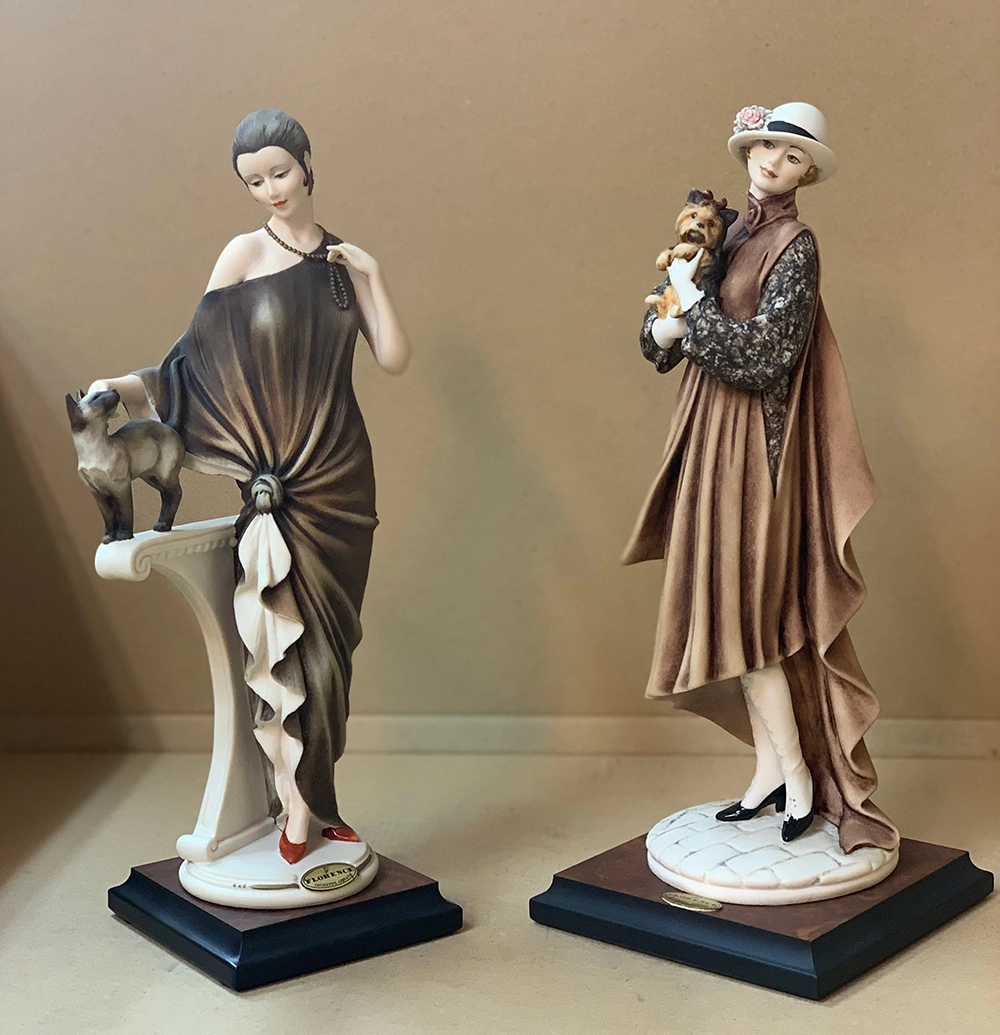 Giuseppe Armani Ladies with Animals Set Sculpture