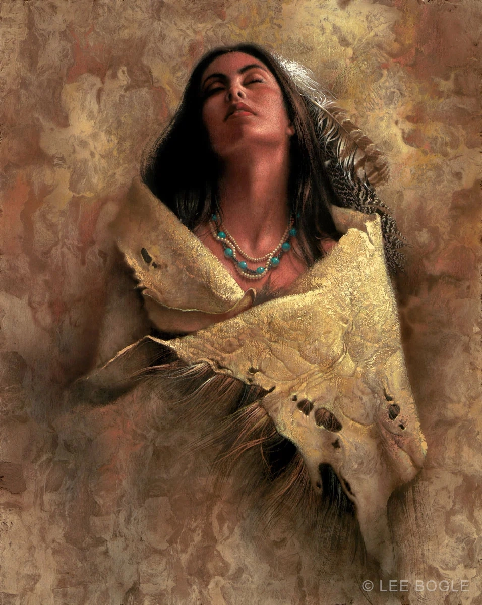 Lee Bogle At Peace Giclee On Canvas