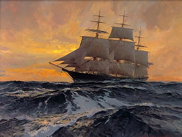 Christopher Blossom Witch Of The Wave Canvas