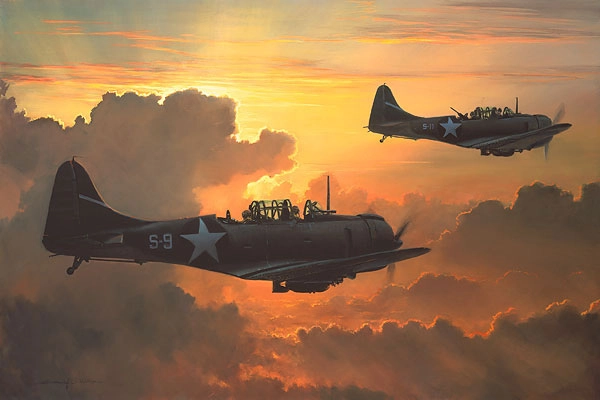 William Phillips Dauntless Against A Rising Sun Anniversary Edition Giclee On Canvas