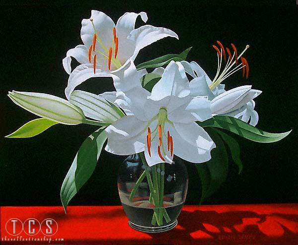 Brian Davis White Lilies In Soho 