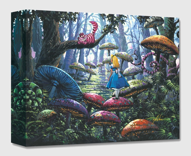 Rodel Gonzalez A Smile You Can Trust From Alice in Wonderland  Gallery Wrapped Giclee On Canvas