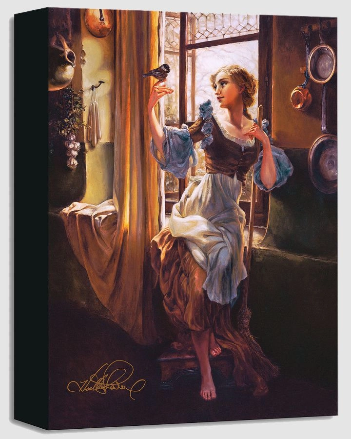 Heather Edwards Cinderella's New Day From Cinderella Gallery Wrapped Giclee On Canvas