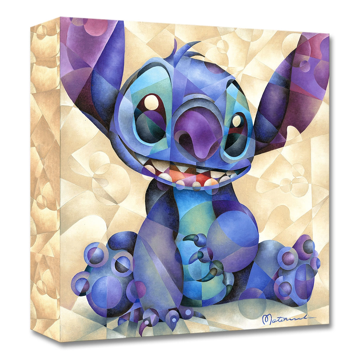 Tom Matousek Cute and Fluffy From Lilo and Stitch Gallery Wrapped Giclee On Canvas