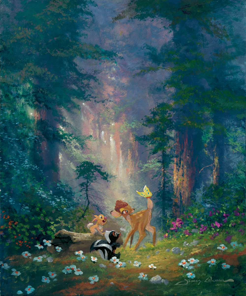 James Coleman A New Discovery Bambi Giclee On Canvas