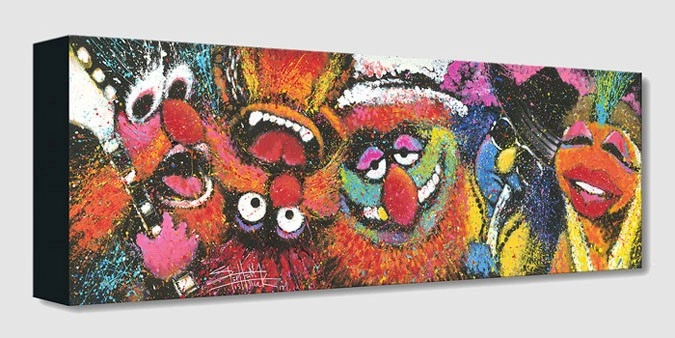 Stephen Fishwick Electric Mayhem From The Muppets Gallery Wrapped Giclee On Canvas