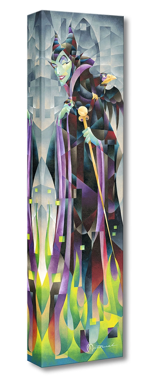 Tom Matousek Flames of Maleficent From Sleeping Beauty Gallery Wrapped Giclee On Canvas