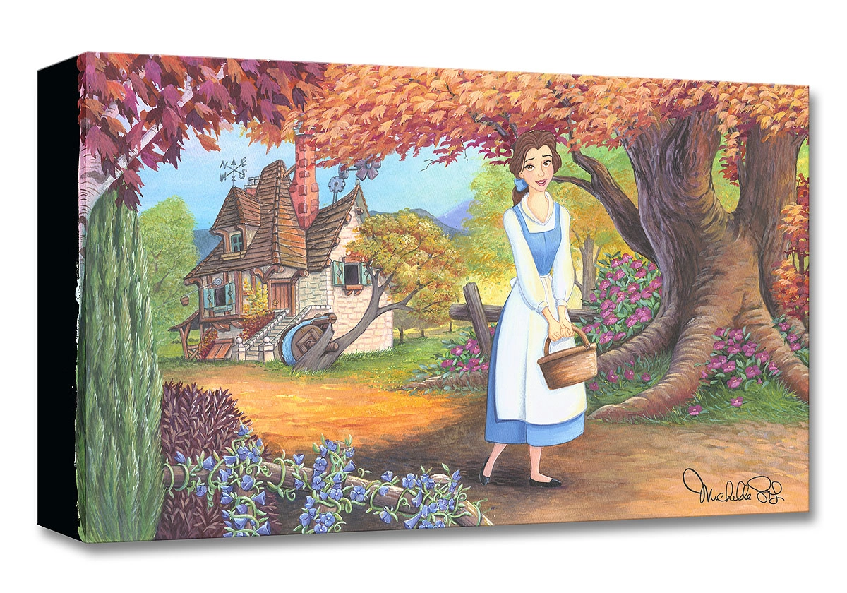 Michelle St Laurent The Flowery Path From Cinderella Gallery Wrapped Giclee On Canvas