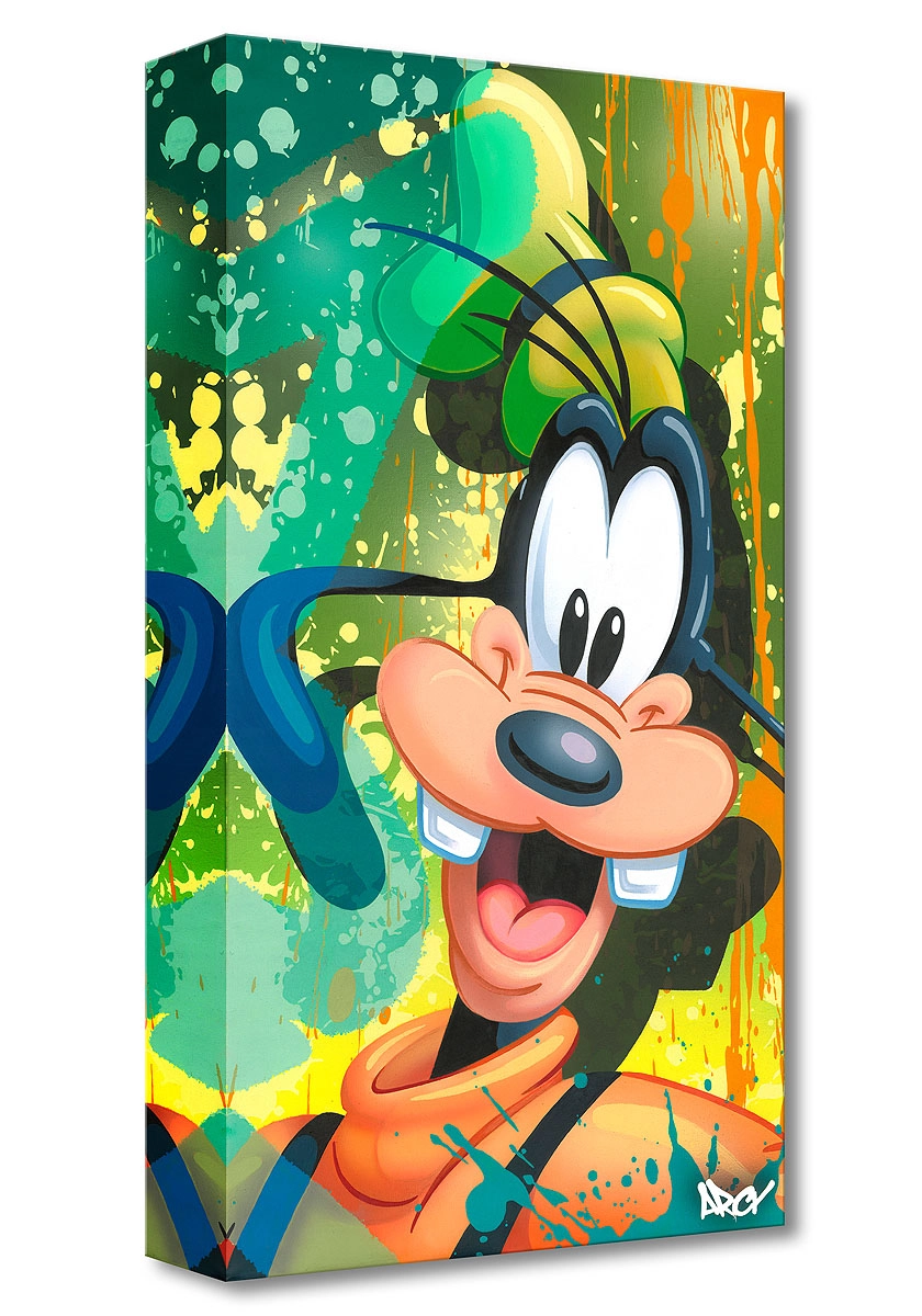 Arcy Goofy Gallery Wrapped Giclee On Canvas