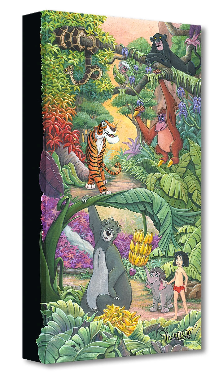 Michelle St Laurent Home in the Jungle Gallery Wrapped Giclee On Canvas