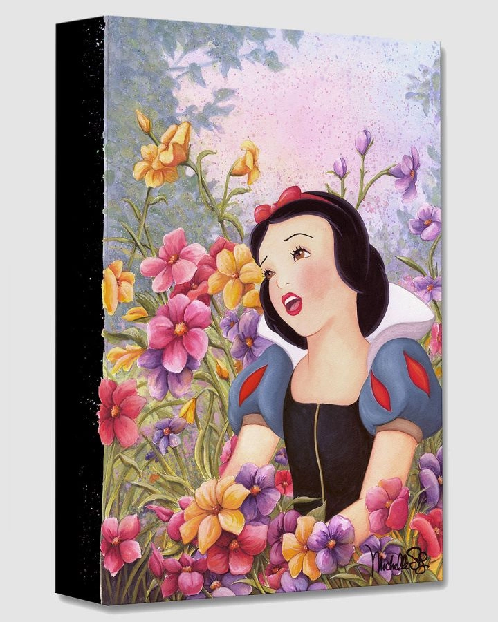 Michelle St Laurent Love in Full Bloom From Snow White And The Seven Dwarfs Gallery Wrapped Giclee On Canvas