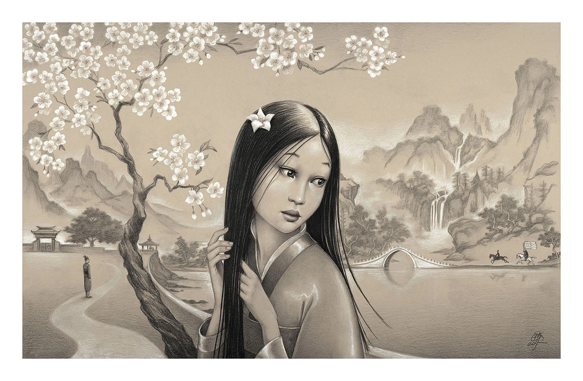 Edson Campos Mulan Premiere Edition From Mulan Giclee On Paper