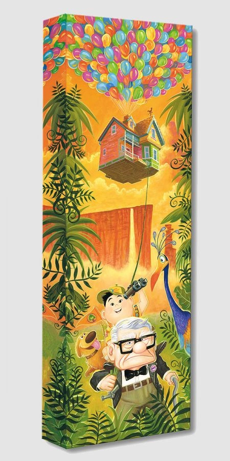 Tim Rogerson Journey to Paradise Falls From The Movie Up Gallery Wrapped Giclee On Canvas