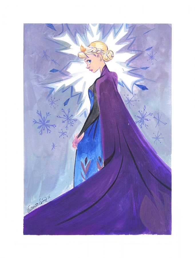 Victoria Ying Snow Queen Giclee On Paper