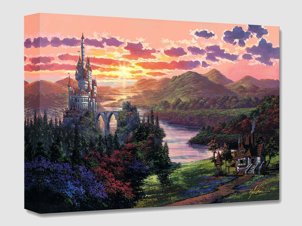 Rodel Gonzalez The Beauty in Beast's Kingdom From Beauty And The Beast Gallery Wrapped Giclee On Canvas