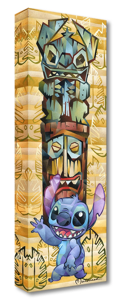 Tom Matousek Tiki Stitch Gallery Wrapped Giclee On Canvas