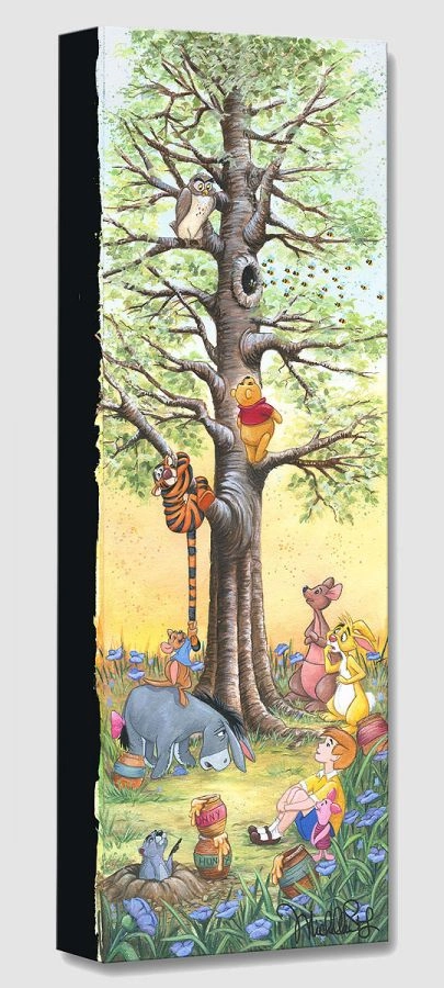 Michelle St Laurent Tree Climbers From Winnie The Pooh Gallery Wrapped Giclee On Canvas