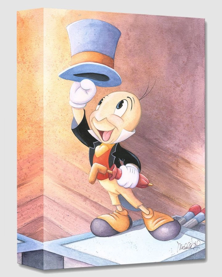 Michelle St Laurent A Well Dressed Conscience From Pinocchio Gallery Wrapped Giclee On Canvas