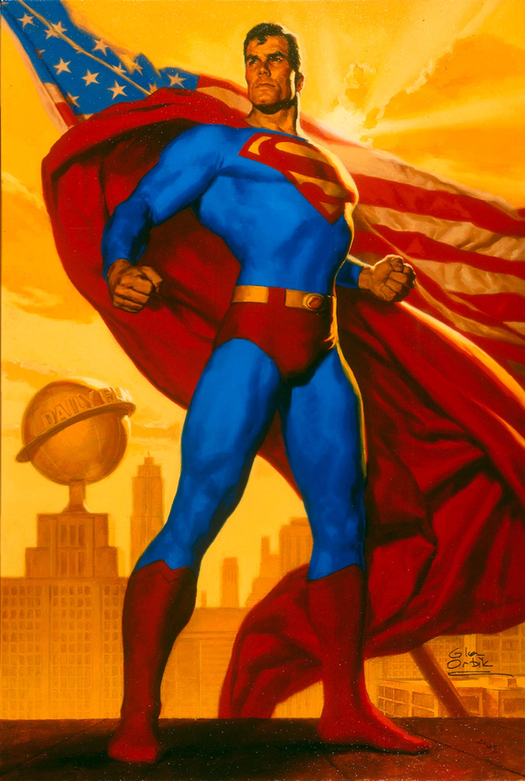 Glen Orbik Truth, Justice And The American Way Giclee On Paper