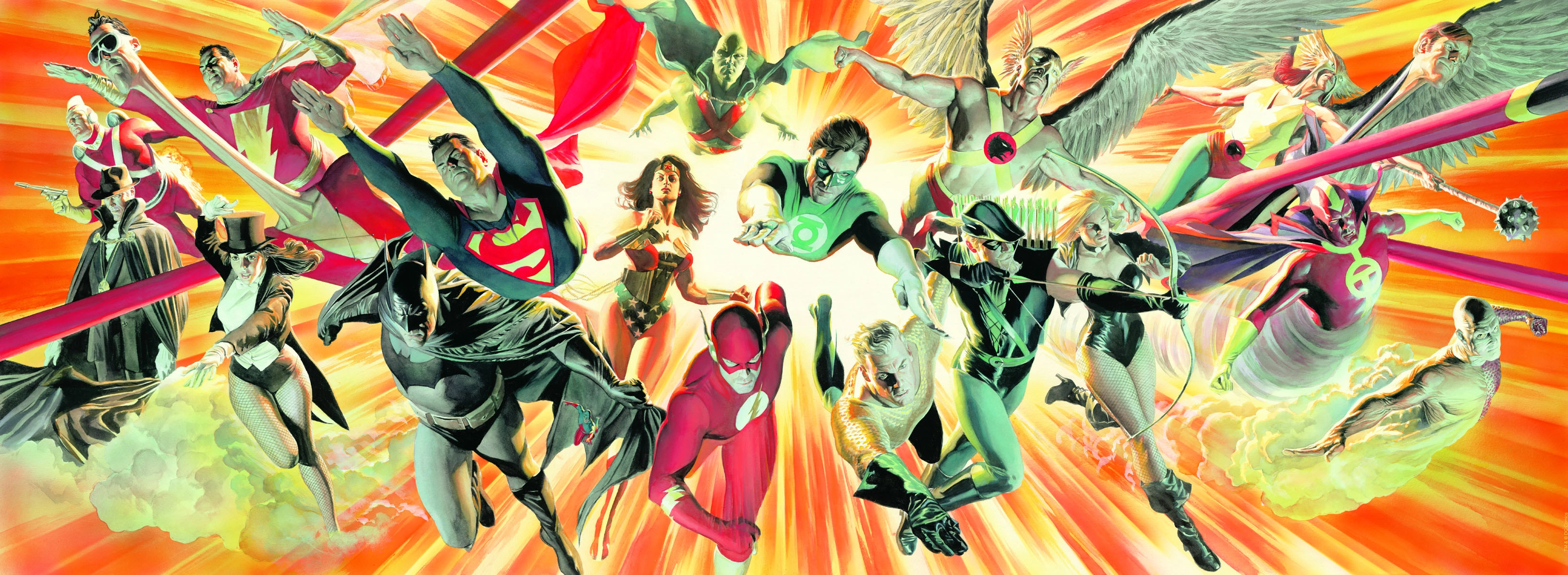 Alex Ross The Perfect Alliance Giclee On Canvas