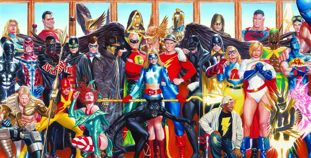 Alex Ross Justice Society: Generations Giclee On Paper