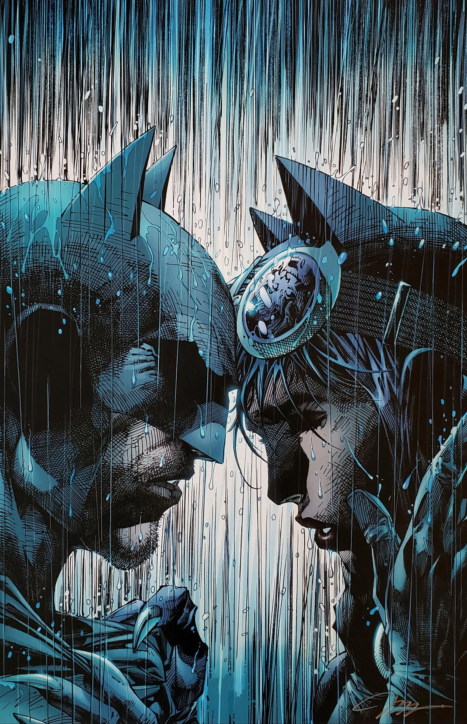 Jim Lee Bring on the Rain Giclee On Canvas
