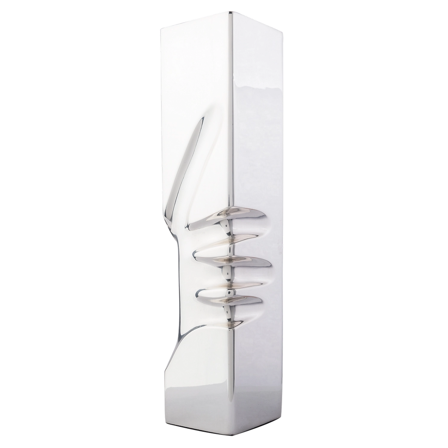 Dargenta Attached Prism Silver Candle Holder 