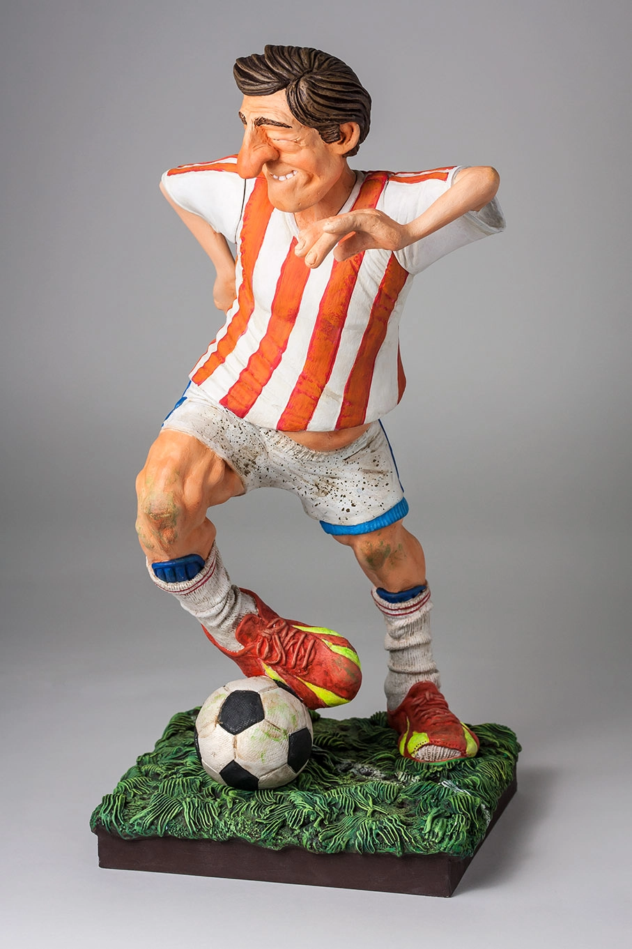 Guillermo Forchino The Football/Soccer Player Comical Art Sculpture