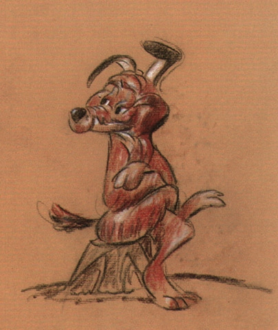 Chuck Jones Charlie Dog Animation Giclee On Paper