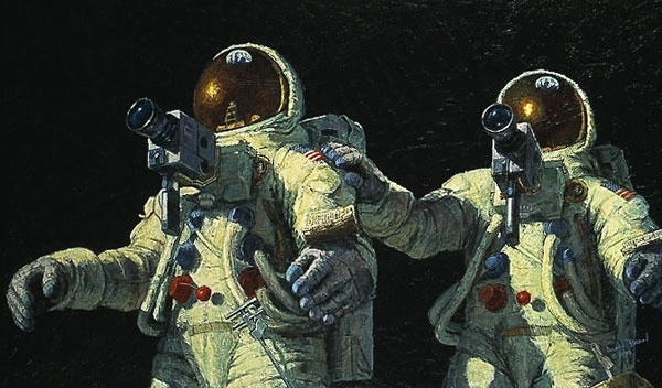 Alan Bean HEAVENLY REFLECTIONS Giclee On Paper