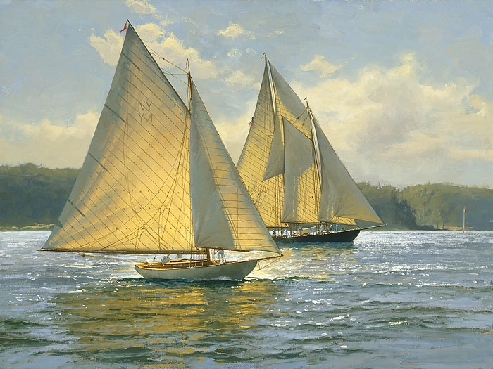 Don Demers Bay Light Giclee On Canvas
