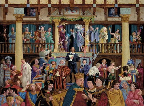 James Christensen All The World's A Stage Print