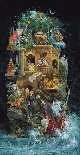 James Christensen Shakespearean Fantasy Master Works Edition On Canvas