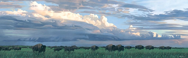 Joshua Spies Prairie Thunder MUSEUM EDITION ON Canvas