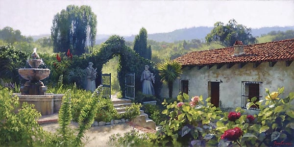 June Carey MISSION GATE Limited Edition Print