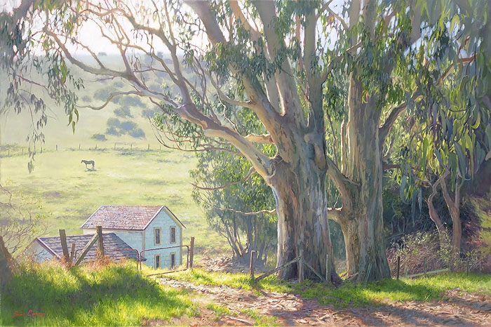 June Carey Basking Eucalyptus Canvas