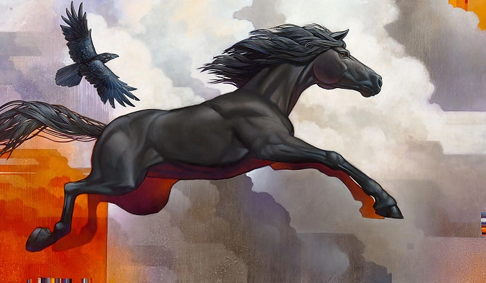 Craig Kosak Pegasus - Leap of Faith Canvas