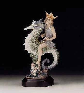 Lladro Prince Of The Sea Porcelain Figurine