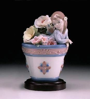 Lladro Butterfly Fantasy Porcelain Figurine