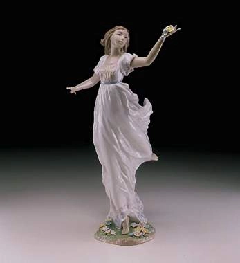 Lladro Allegory Of Youth Porcelain Figurine