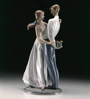 Lladro Love's Little Surprises Porcelain Figurine